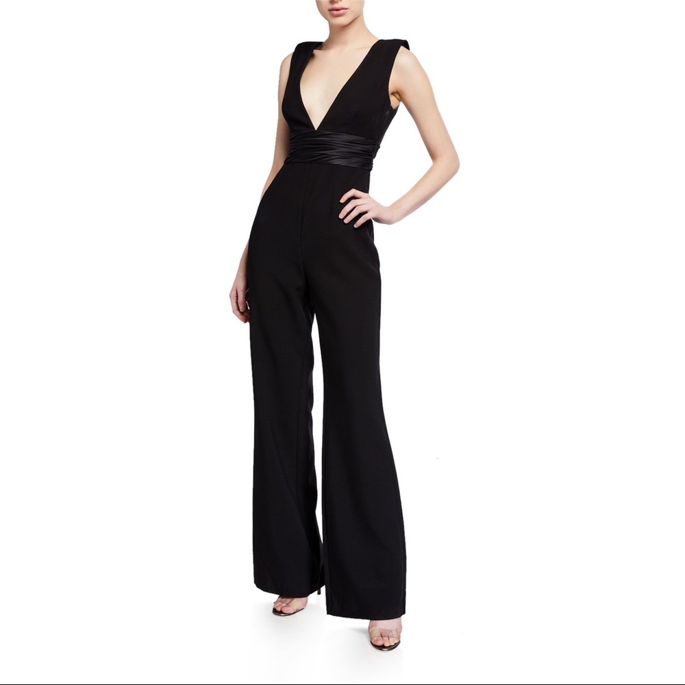 LIKELY Maggie Jumpsuit Black Party Cocktail 6 - Picture 2 of 11